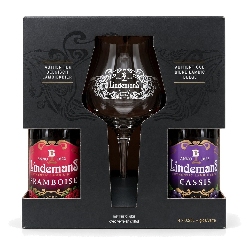 Pack Lindemans — vista frontal con copa