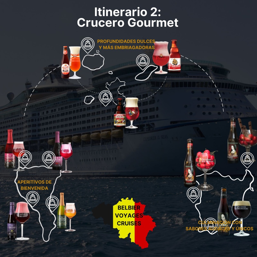 Itinerario 2: Crucero Gourmet