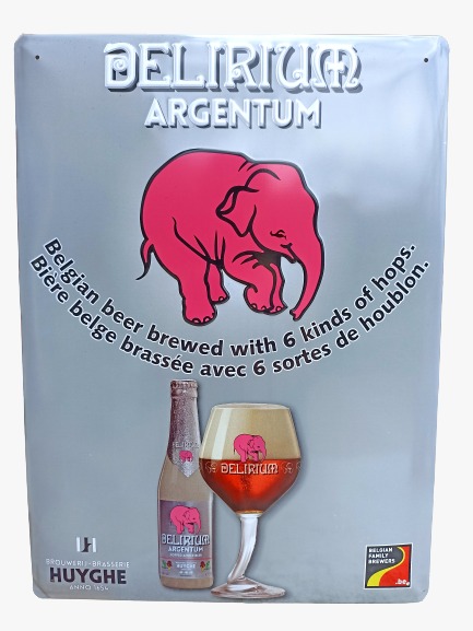 Cartel metálico Delirium Argentun