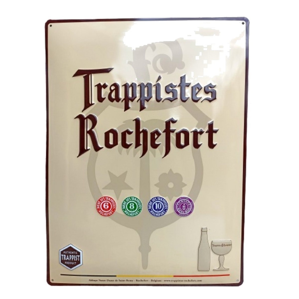 Cartel metálico Rochefort rectangular