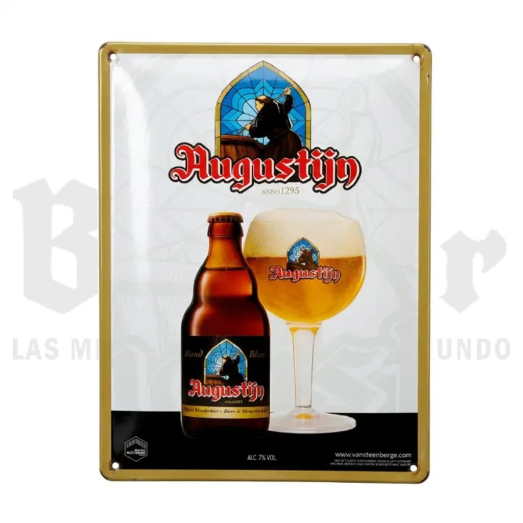 Cartel metálico Augustijn