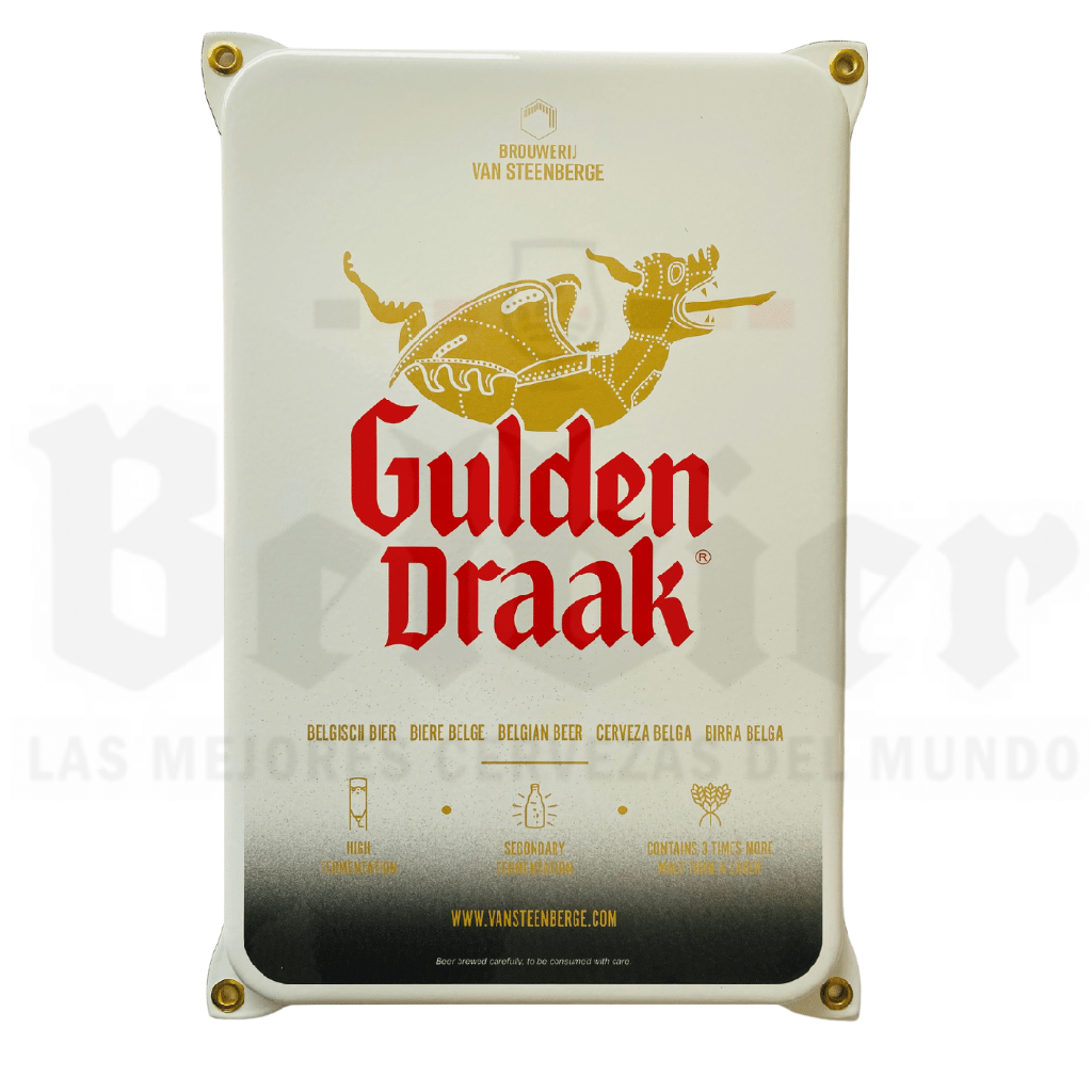 Cartel enamel Gulden Draak