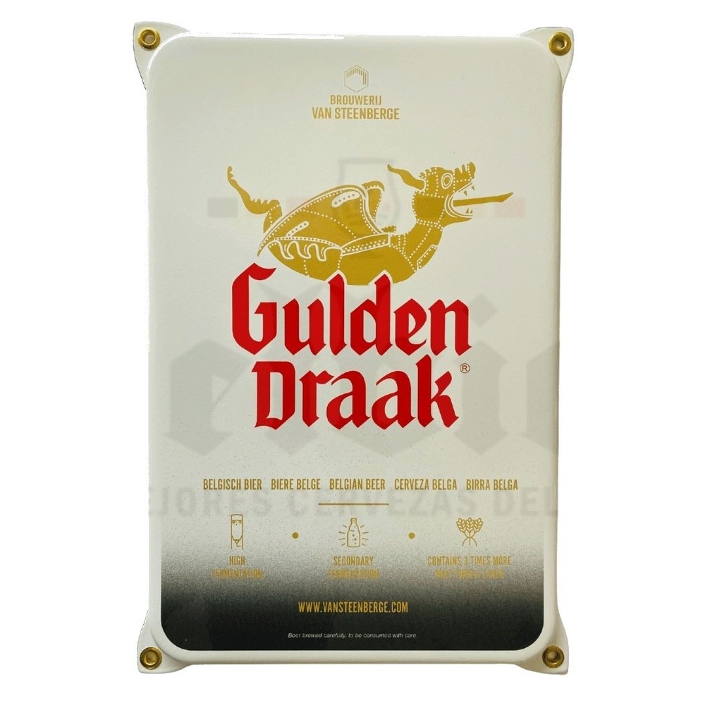 Cartel enamel Gulden Draak