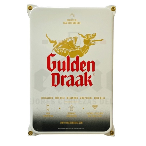 Cartel enamel Gulden Draak