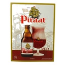 Cartel metálico Piraat Red