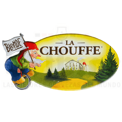 Cartel metálico La Chouffe