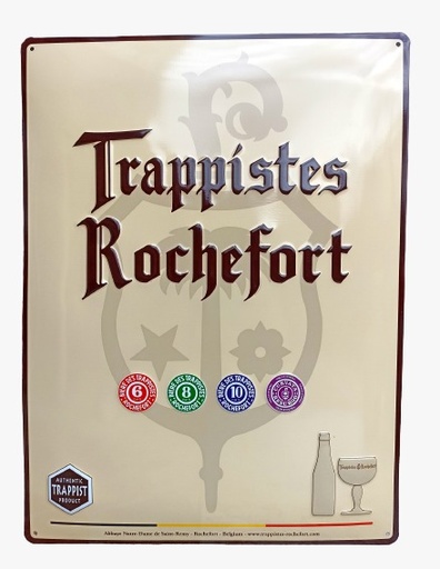Cartel metálico Rochefort rectangular
