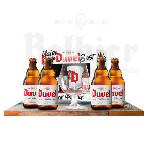 Pack Duvel (4 + Vaso)