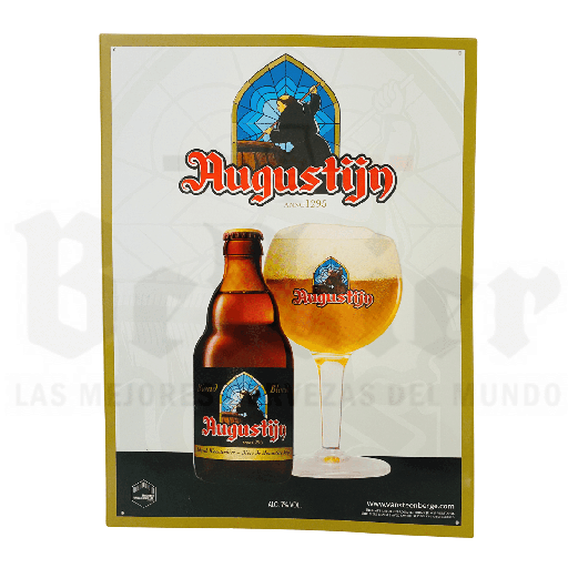 Cartel metálico Augustijn