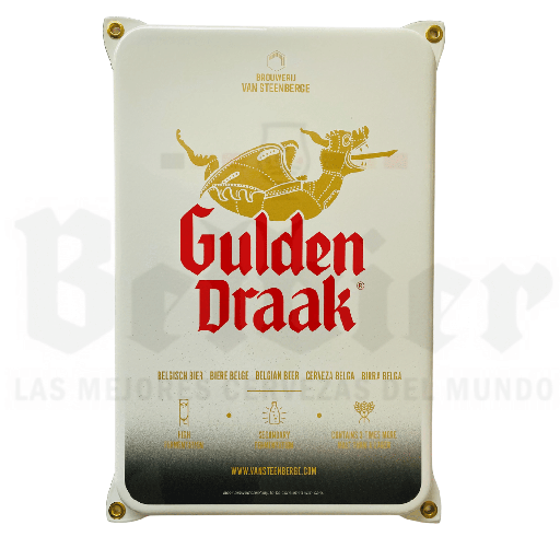 Cartel enamel Gulden Draak